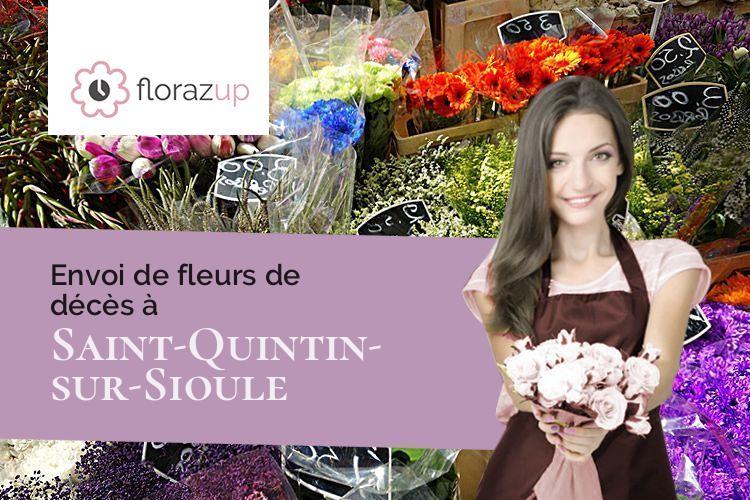 compositions de fleurs pour un décès à Saint-Quintin-sur-Sioule (Puy-de-Dôme/63440)