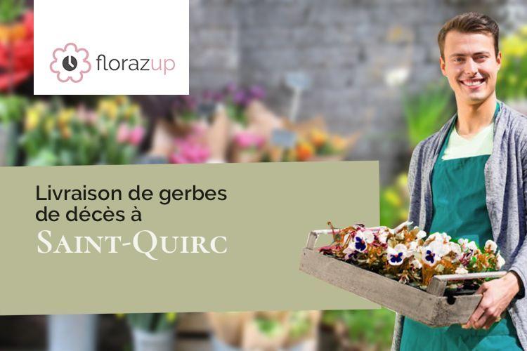 bouquets de fleurs pour des obsèques à Saint-Quirc (Ariège/09700)