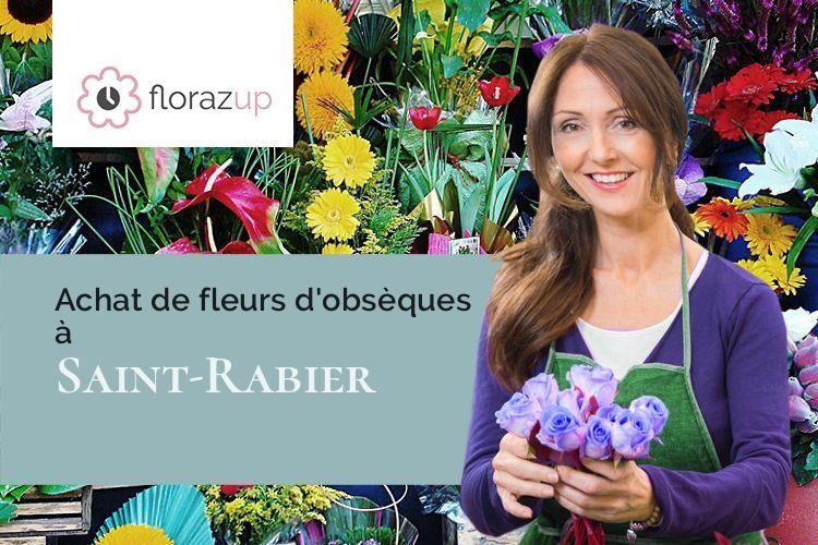 créations florales pour des funérailles à Saint-Rabier (Dordogne/24210)