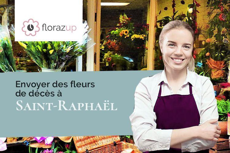 compositions florales pour un décès à Saint-Raphaël (Dordogne/24160)