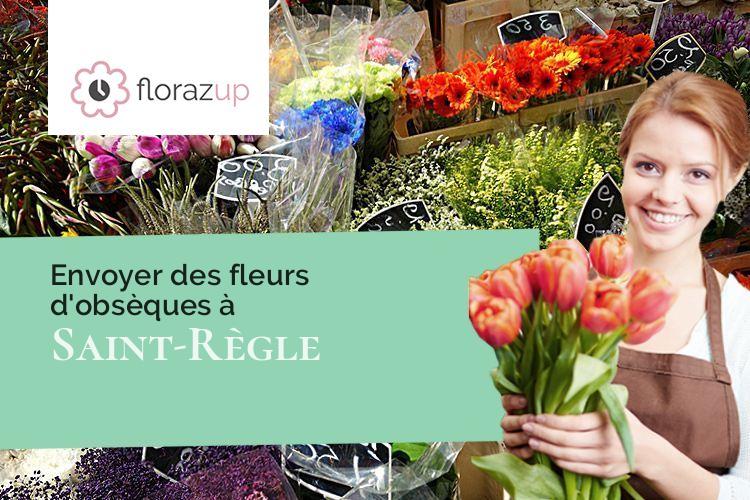 gerbes de fleurs pour un décès à Saint-Règle (Indre-et-Loire/37530)