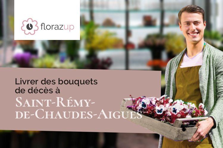 créations de fleurs pour une crémation à Saint-Rémy-de-Chaudes-Aigues (Cantal/15110)