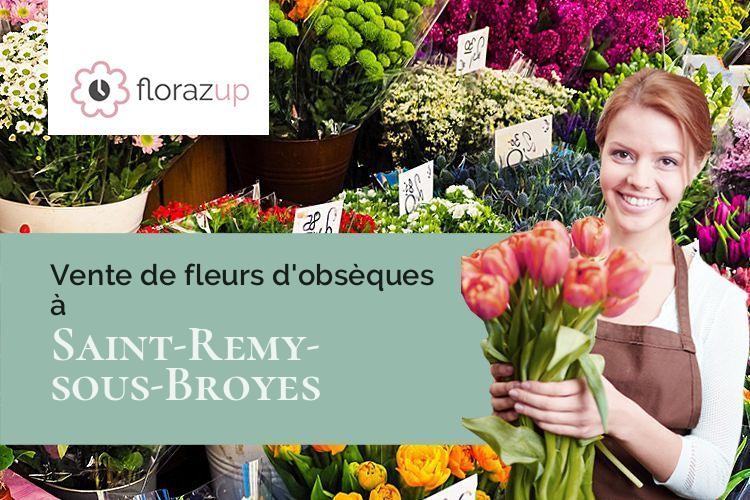 créations florales pour une crémation à Saint-Remy-sous-Broyes (Marne/51120)