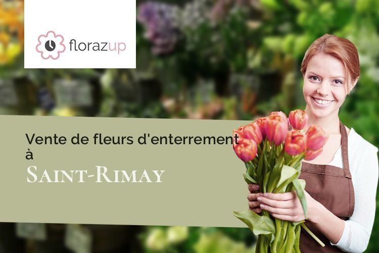 bouquets de fleurs pour des obsèques à Saint-Rimay (Loir-et-Cher/41800)