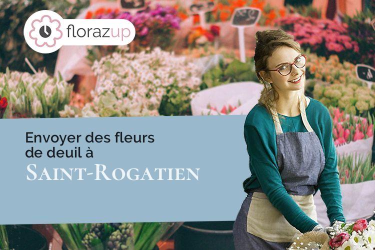 couronnes florales pour un décès à Saint-Rogatien (Charente-Maritime/17220)