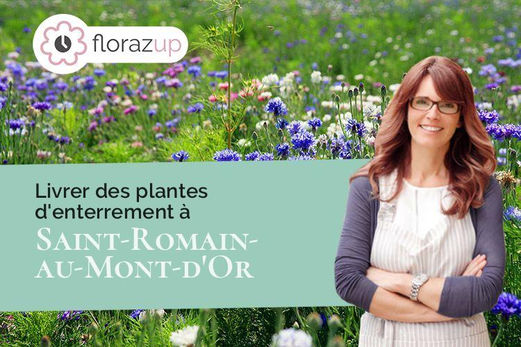 plantes pour des obsèques à Saint-Romain-au-Mont-d'Or (Rhône/69270)