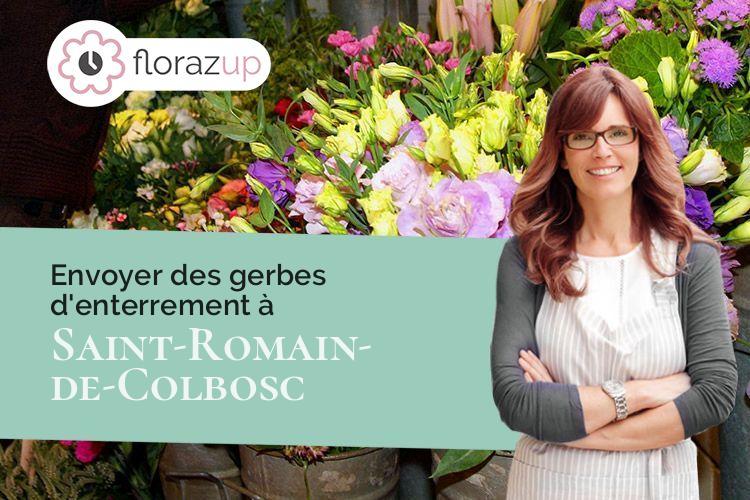 coupes de fleurs pour un décès à Saint-Romain-de-Colbosc (Seine-Maritime/76430)