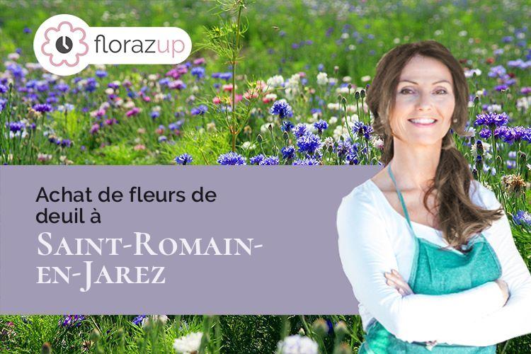 couronnes florales pour un décès à Saint-Romain-en-Jarez (Loire/42800)