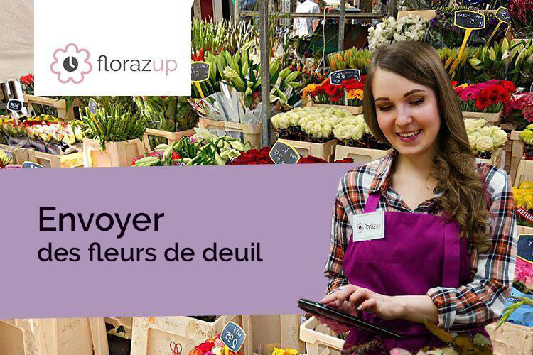 coeurs de fleurs pour des funérailles à Saint-Roman-de-Malegarde (Vaucluse/84290)