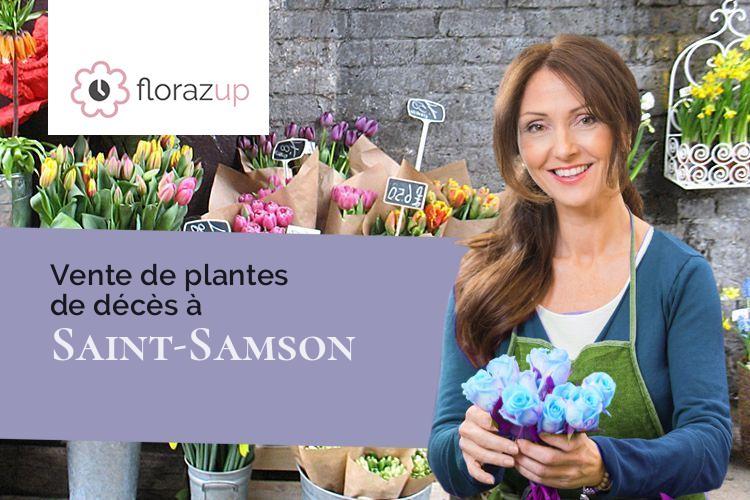 couronnes de fleurs pour une crémation à Saint-Samson (Mayenne/53140)