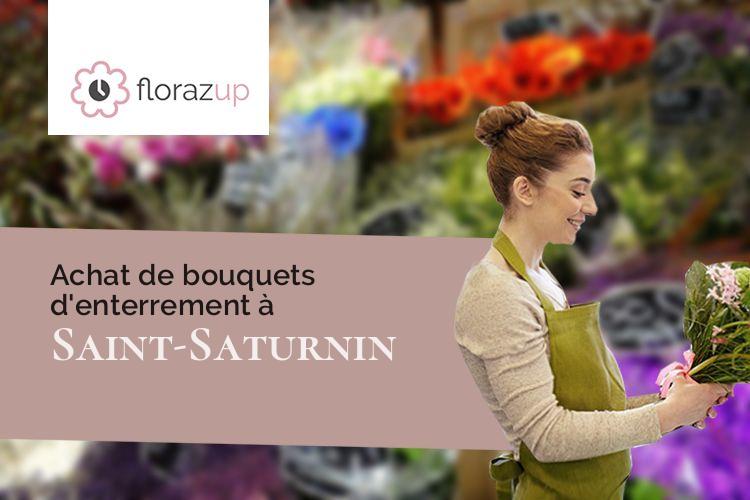bouquets de fleurs pour un deuil à Saint-Saturnin (Cantal/15190)