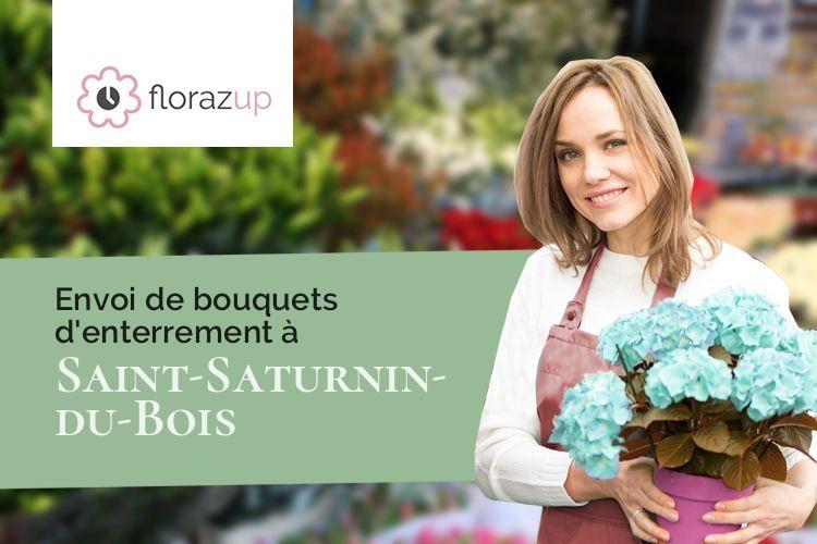 couronnes florales pour un décès à Saint-Saturnin-du-Bois (Charente-Maritime/17700)