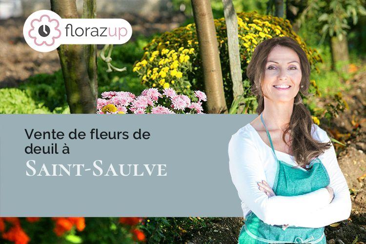 couronnes de fleurs pour un décès à Saint-Saulve (Nord/59880)