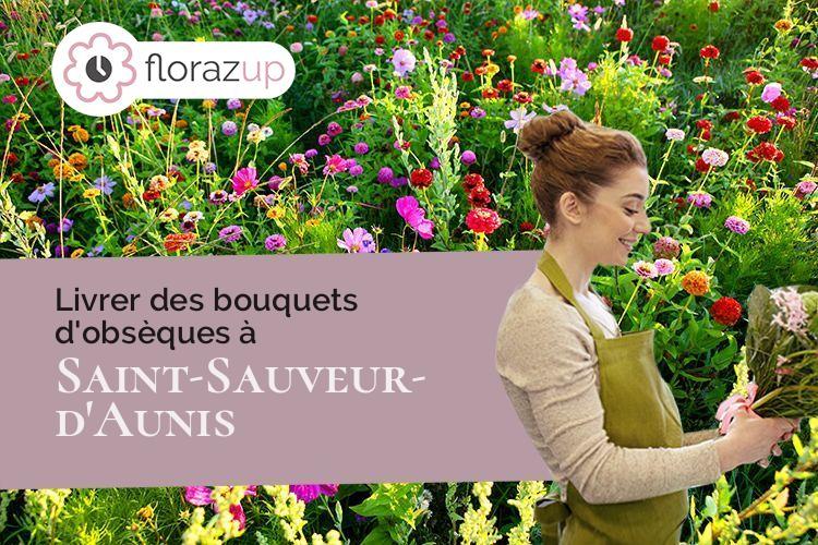 fleurs deuil pour un décès à Saint-Sauveur-d'Aunis (Charente-Maritime/17540)