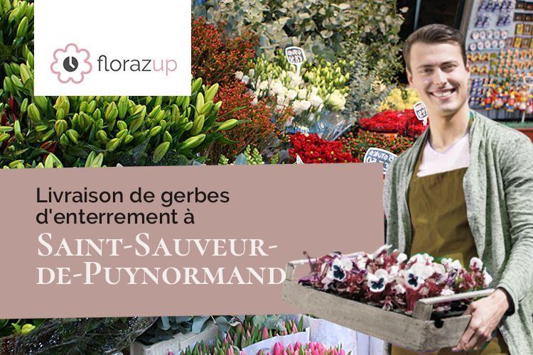 bouquets de fleurs pour un enterrement à Saint-Sauveur-de-Puynormand (Gironde/33660)