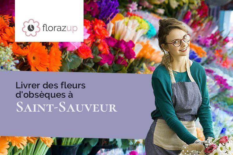 bouquets de fleurs pour un enterrement à Saint-Sauveur (Hautes-Alpes/05200)