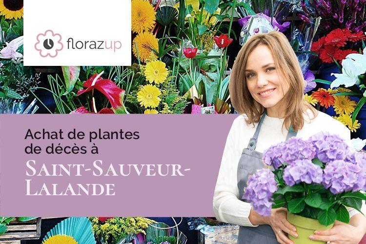 compositions florales pour un deuil à Saint-Sauveur-Lalande (Dordogne/24700)