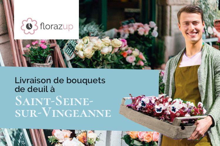 bouquets de fleurs pour un enterrement à Saint-Seine-sur-Vingeanne (Côte-d'Or/21610)