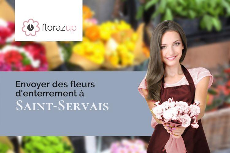 coupes de fleurs pour une crémation à Saint-Servais (Finistère/29400)