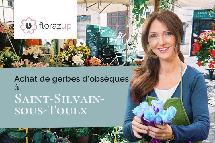 créations de fleurs pour un enterrement à Saint-Silvain-sous-Toulx (Creuse/23140)