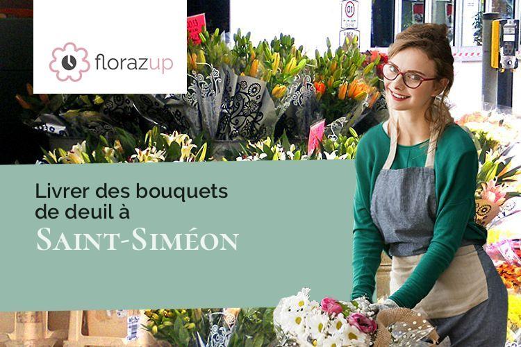 couronnes de fleurs pour une crémation à Saint-Siméon (Orne/61350)