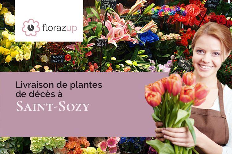 plantes pour un enterrement à Saint-Sozy (Lot/46200)