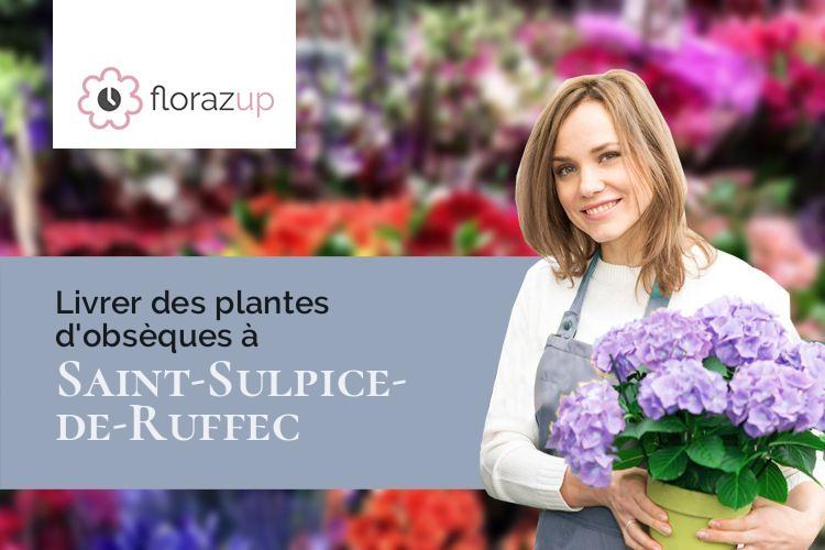 gerbes de fleurs pour des obsèques à Saint-Sulpice-de-Ruffec (Charente/16460)