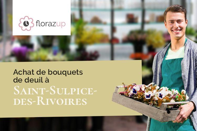 gerbes de fleurs pour une crémation à Saint-Sulpice-des-Rivoires (Isère/38620)