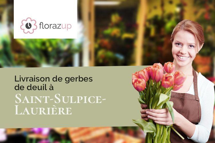 créations de fleurs pour des funérailles à Saint-Sulpice-Laurière (Haute-Vienne/87370)