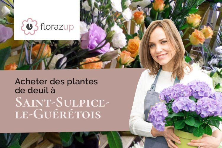coupes de fleurs pour un enterrement à Saint-Sulpice-le-Guérétois (Creuse/23000)