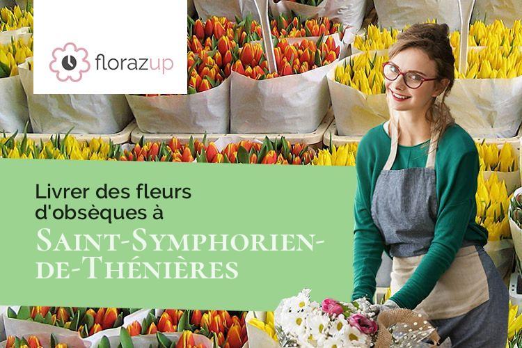 compositions florales pour une crémation à Saint-Symphorien-de-Thénières (Aveyron/12460)