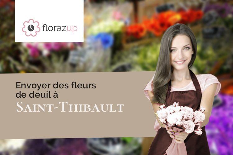 plantes pour des funérailles à Saint-Thibault (Côte-d'Or/21350)