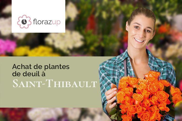 bouquets de fleurs pour un enterrement à Saint-Thibault (Oise/60210)