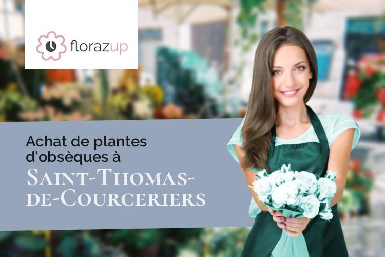 coeurs de fleurs pour des obsèques à Saint-Thomas-de-Courceriers (Mayenne/53160)