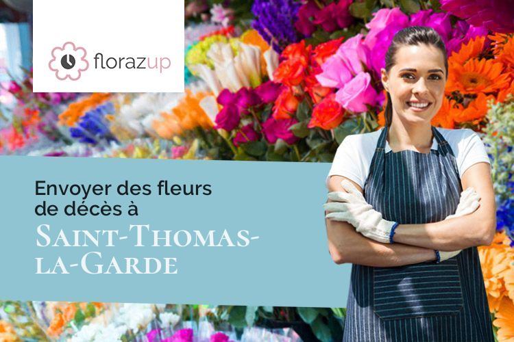 coupes de fleurs pour un décès à Saint-Thomas-la-Garde (Loire/42600)