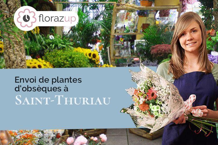 couronnes florales pour des obsèques à Saint-Thuriau (Morbihan/56300)