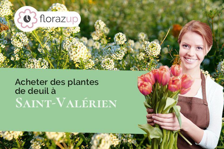 compositions de fleurs pour une crémation à Saint-Valérien (Yonne/89150)