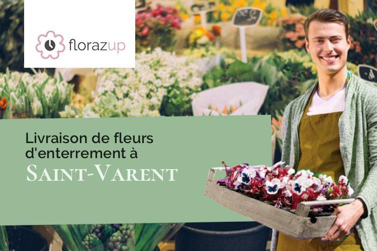 couronnes de fleurs pour un décès à Saint-Varent (Deux-Sèvres/79330)