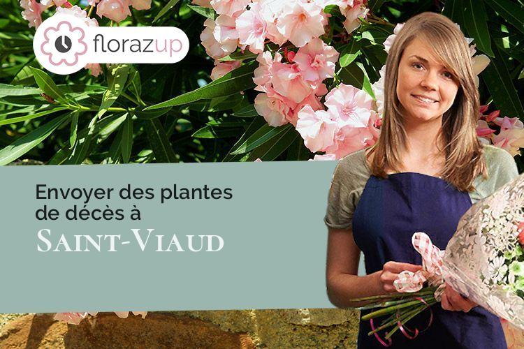 coeur de fleurs pour des obsèques à Saint-Viaud (Loire-Atlantique/44320)