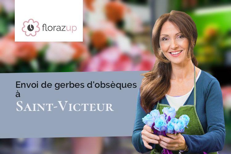 créations de fleurs pour un enterrement à Saint-Victeur (Sarthe/72130)