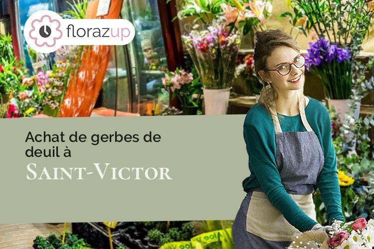 gerbes de fleurs pour une crémation à Saint-Victor (Allier/03410)