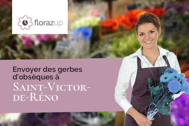 coeurs de fleurs pour une crémation à Saint-Victor-de-Réno (Orne/61290)