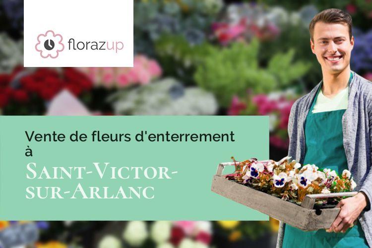 fleurs deuil pour un deuil à Saint-Victor-sur-Arlanc (Haute-Loire/43500)