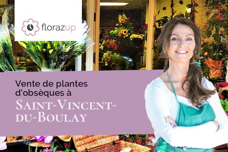 plantes pour des funérailles à Saint-Vincent-du-Boulay (Eure/27230)