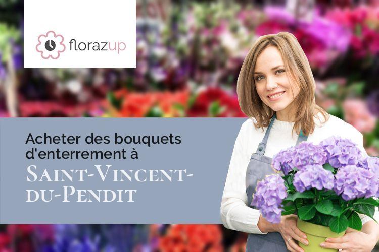 compositions florales pour des obsèques à Saint-Vincent-du-Pendit (Lot/46400)