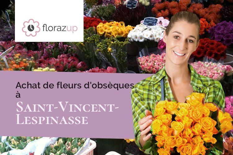 coeurs de fleurs pour des obsèques à Saint-Vincent-Lespinasse (Tarn-et-Garonne/82400)