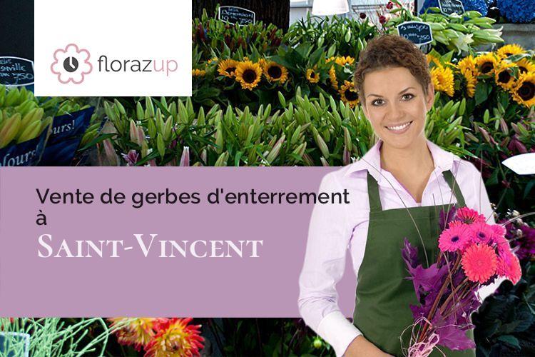 compositions florales pour des obsèques à Saint-Vincent (Puy-de-Dôme/63320)