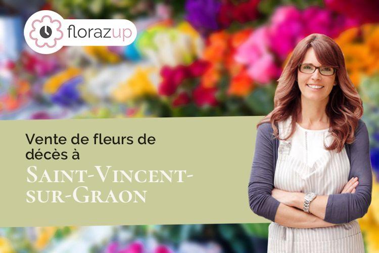 coeur de fleurs pour une crémation à Saint-Vincent-sur-Graon (Vendée/85540)