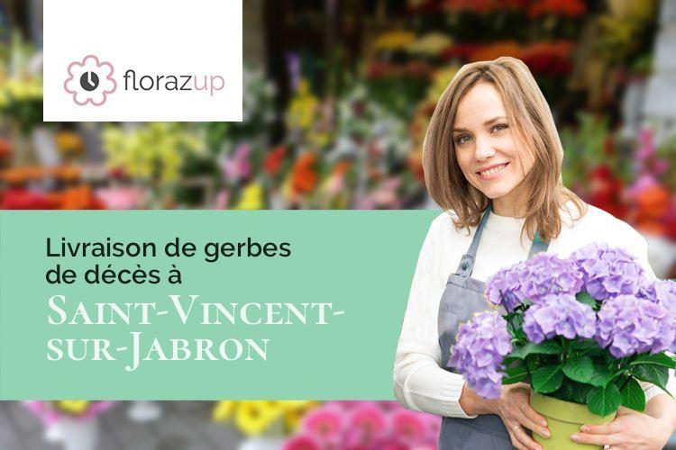 compositions florales pour un enterrement à Saint-Vincent-sur-Jabron (Alpes-de-Haute-Provence/04200)