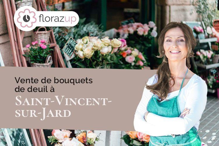 compositions florales pour une crémation à Saint-Vincent-sur-Jard (Vendée/85520)